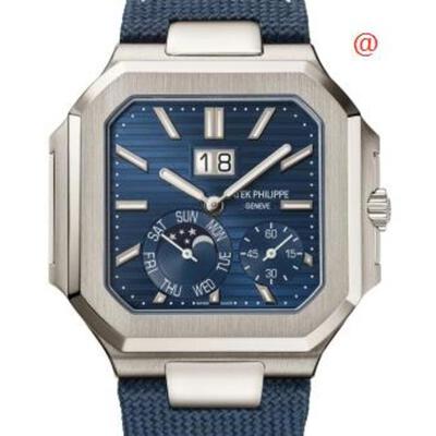 5822P-001 Patek Philippe Cubitus Grand Date GMT Watch (blue, arb6436)