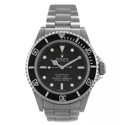 Pre-owned Rolex Submariner Automatic Chronometer Black Dial Mens Watch 14060M (black, arb3875)