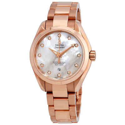 Omega Seamaster Aqua Terra Ladies Watch Calibre 8521 Automatic - Model No: 231.50.34.20.55.001 (blue, arb6163)