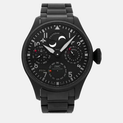 IWC Big Pilot's Chronograph - IW5036-04/1064439 Black Ceratanium Automatic Men 46mm (black, arb8604)