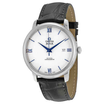 Omega De Ville Prestige Co-Axial White Dial Mens Watch - SKU: 42453402004001 (black, arb4844)