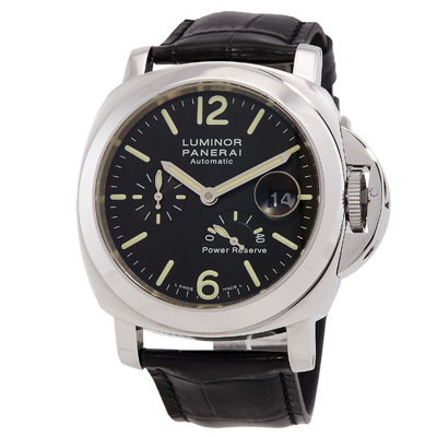 PAM00090 Panerai Luminor Power Reserve Mens Black Dial Watch (black, arb26061)