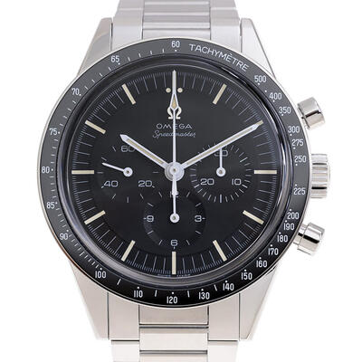 Omega Speedmaster 'Ed White' Chronograph Hand Wind Black Dial Unisex Watch 31130403001001 311.30.40.30.01.001 (black, arb3206)