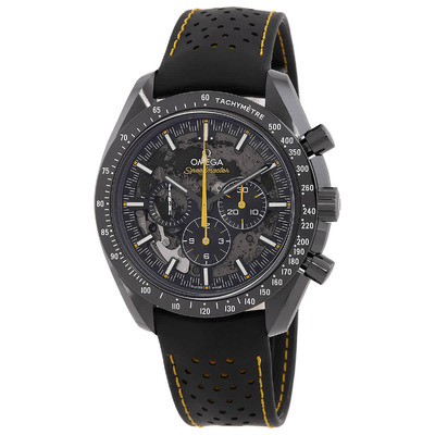 Omega Speedmaster Chronograph 310.92.44.50.01.001 Mens Manual Wind Black Dial With Scratch Resistant Sapphire Crystal (black, arb3205)