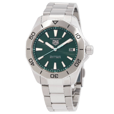 Tag Heuer Aquaracer Solargraph Green Quartz Mens Watch wbp1115.ba0uge WBP1115.BA0000 (blue, arb7661)