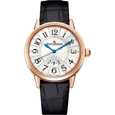 Jaeger-LeCoultre Rendez-Vous White Dial 18K Pink Gold Automatic Ladies Watch Q3542490 (black, arb3286)