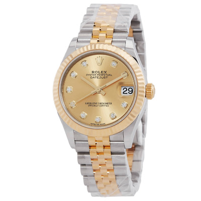 Rolex Datejust 31 Champagne Diamond Dial Automatic Ladies Watch 278273CDJ (beige, arb6683)