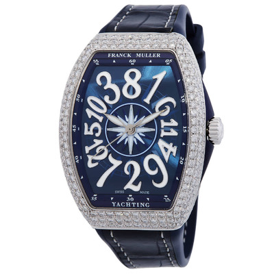 Frank Muller Vanguard Automatic Diamond Blue Dial Ladies Watch V 35 CH YACHTING D AC BL Franck Muller (blue, arb8157)