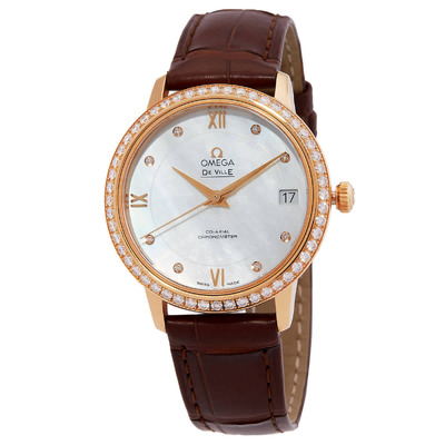 Omega De Ville Prestige Automatic Ladies Watch Reference 42458332055001 424.58.33.20.55.001 (brown, arb4861)