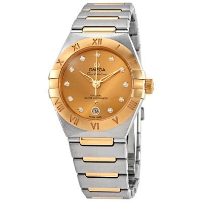 Omega Constellation Manhattan Automatic Diamond Ladies Watch - Ref. 131.20.29.20.58.001 (arb4491)