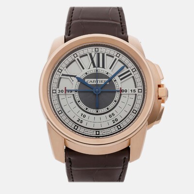 Cartier Calibre De Cartier Chronocentral Chronograph W7100004 Manual Winding Men's Watch 45mm 1089648 (arb8683)