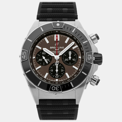 Breitling Men's Chronomat Stainless Steel Automatic Watch - AB01365A1Q1S1 (44mm) 1085675 (black, arb8687)