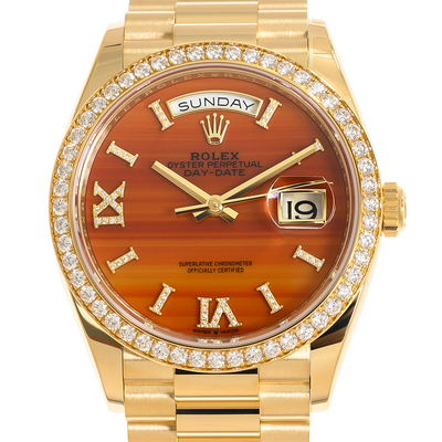 Rolex Day Date Automatic Chronometer Diamond Ladies Watch 128348RBR-0049 (arb5784)