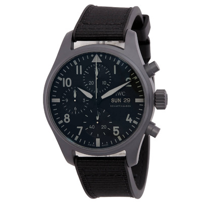 IWC Pilot's Chronograph Automatic Mens Watch - IW388106 (black, arb3322)