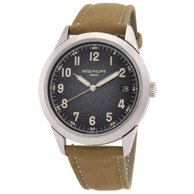 Patek Philippe Calatrava Textured Charcoal Gray Dial Automatic Men's Watch 5226G-001 (beige, arb4915)