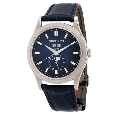 Patek Philippe Annual Calendar Automatic Baguette Blue Dial Watch Model: 5396G-017 (blue, arb5452)