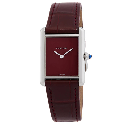 Cartier Tank Must Ladies Quartz Red Dial Watch WSTA0054 (blue, arb2013)