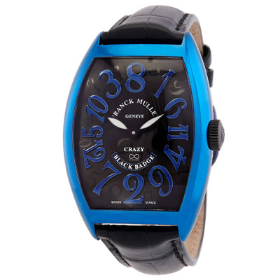 Franck Muller Cintree Curvеx Crazy Hours Automatic Black Dial Mens Watch 8880 CH BLACK BADGE BL AC (black, arb8155)
