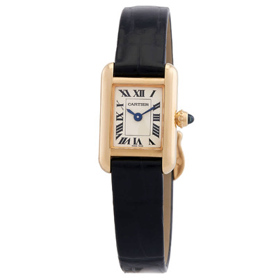 Cartier Tank Louis Mini Model White Dial Ladies Watch WGTA0212 (black, arb2596)