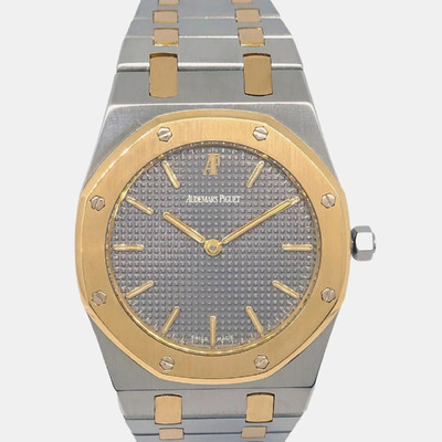Women's Audemars Piguet Black Royal Oak Wristwatch 33 mm Article:1095504 (black, arb8737)