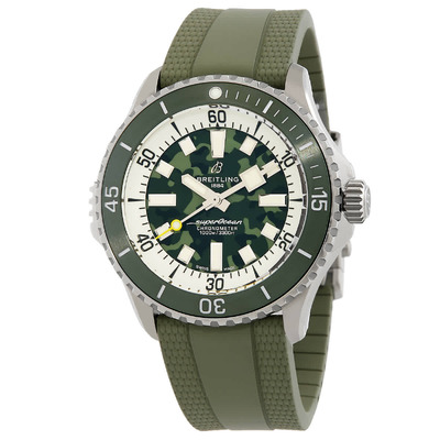 Breitling Superocean Automatic Mens Watch, Article Code: e10379d31l1s1 (green, arb1324)
