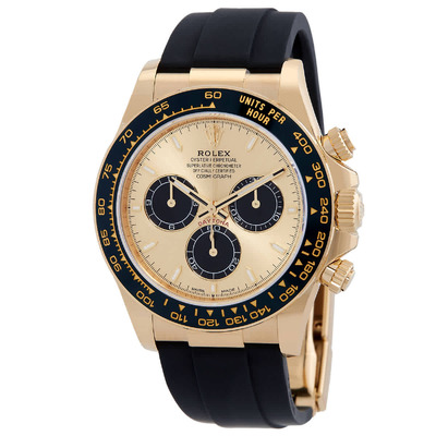 Rolex Cosmograph Daytona Chronograph Automatic Chronometer Gold Dial Mens Watch 126518LN-001 126518LN-0012 (black, arb4553)