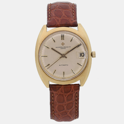 Vintage Vacheron Constantin 18K Gold Champagne Dial Automatic Men's Wristwatch Article No. 1099291 (arb8819)