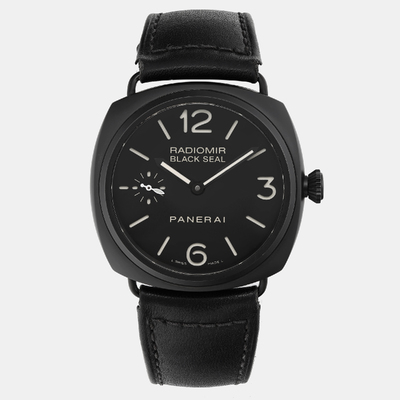 Panerai PAM00292 - Black Ceramic Radiomir Black Seal Men's Wristwatch 45mm 1099219 (black, arb8925)
