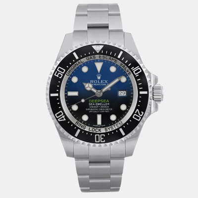 Rolex Sea-Dweller Deepsea Model 116660, Automatic Wristwatch with Black/Blue Stainless Steel Case and Bracelet 1099179 (black, arb8937)
