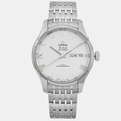 Omega De Ville Hour Vision 433.10.41.22.02.001 Men's Automatic Watch 1099181 (white, arb8951)