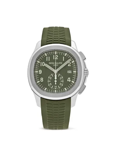 Patek Philippe Pre-Owned Aquanaut 23774081 - White Gold Case with Green Dial (arb274)