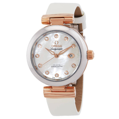 Omega De Ville Automatic Chronometer Ladies Watch 425.22.34.20.55.004 White Dial Diamond Hands (arb4870)