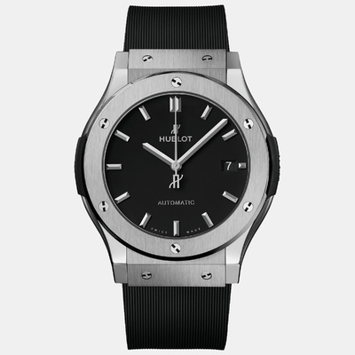 Hublot Classic Fusion Men's Wristwatch 45 mm Model: 1102839 (black, arb9011)