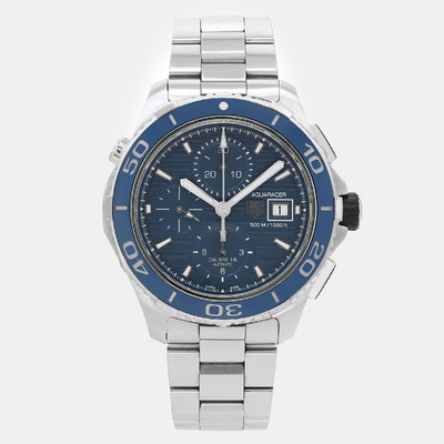 Tag Heuer Blue Stainless Steel Aquaracer CAK2112.BA0833 1102965 (blue, arb9038)