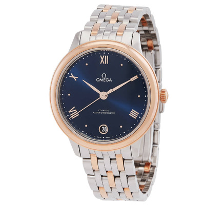 Omega De Ville Ladies Watch 43420342003001, Automatic Chronometer Blue Dial 434.20.34.20.03.001 (blue, arb3239)