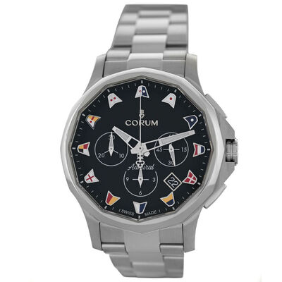 Corum Admiral Legend Chronograph Automatic Black Dial Mens Watch 984.111.20 984.111.20 A984/04252 (black, arb893)