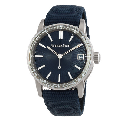 Pre-owned Audemars Piguet Code 11.59 Blue Dial Mens Watch - Ref: 15210ST.OO.A348KB 15210ST.OO.A348KB.01 (blue, arb21454)