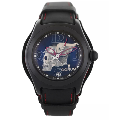 Pre-owned Corum Bubble Night Flyer Mens Automatic Watch 082.150.45 (black, arb2973)