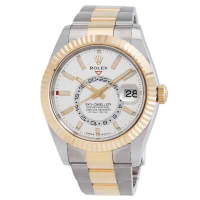 Rolex Sky-Dweller 336933-0005, Men's GMT Automatic Chronometer White Dial (arb4642)