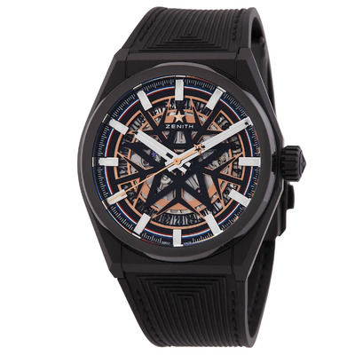 Zenith DEFY Classic 'Fulsap Edition' Mens Automatic Watch, Item: 49.9000.670-1/22.R797 (black, arb8230)