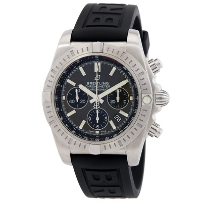 Pre-owned Breitling Chronomat B01 A51467 42mm Grey Dial Mens Automatic Chronograph Watch ab0115101f1p2 (black, arb6450)