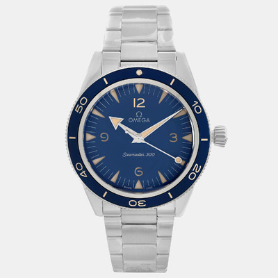 Omega Blue Seamaster Master Chronometer 234.30.41.21.03.001 Automatic Men's Wristwatch 1102984 (blue, arb9037)