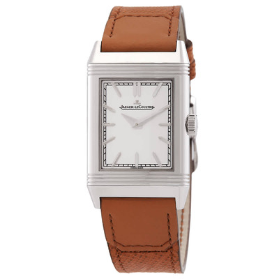 Jaeger-LeCoultre Reverso Tribute Monoface Automatic White Dial Watch Q7168420 (brown, arb14310)