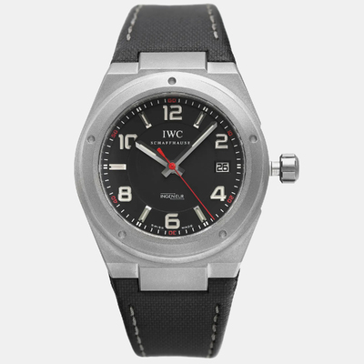 IWC Black Titanium Ingenieur IW322701 Automatic Men's Wristwatch 1102955 (black, arb9118)