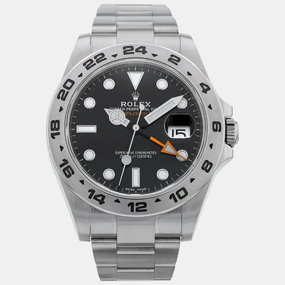 Rolex Explorer II 216570 Men's Wristwatch Black Stainless Steel Case 1111590 (black, arb9148)