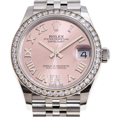 Rolex Datejust 31 Automatic Diamond Pink Dial Ladies Watch 278384PRDJ (arb7040)