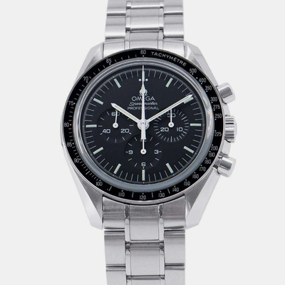 Omega Speedmaster Stainless Steel Men's Watch 42mm Manual Winding Reference: 1111097 (black, arb9177)