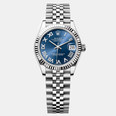 Rolex Datejust 1110867 - Blue Roman Dial Stainless Steel Women's Watch (blue, arb9200)