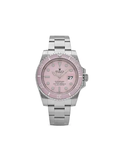 Rolex Submariner Date 2015 Pre-Owned (40mm Pink Dial) 28957702 (arb24)