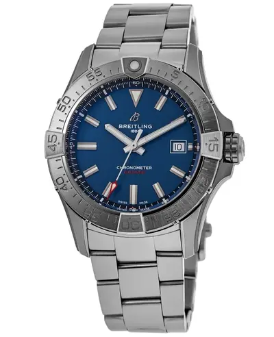 Breitling Avenger Automatic 42 Blue Dial Steel Bracelet Men's Watch Model A17328101C1A1 (blue, arb11263)